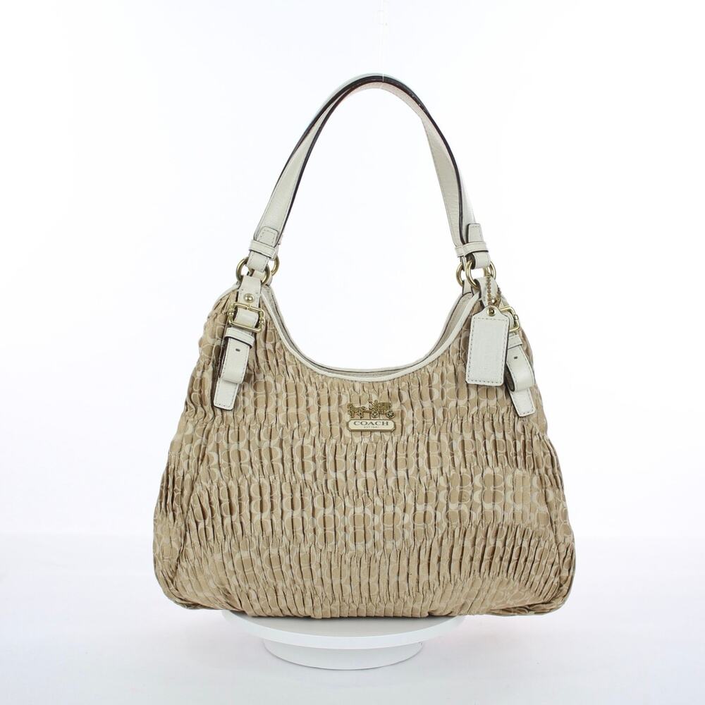 Coach Signature Madison Gathered Shoulder Bag